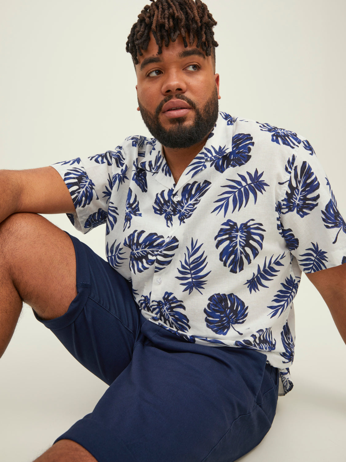 PlusSize JJIDAVE Shorts - Navy Blazer