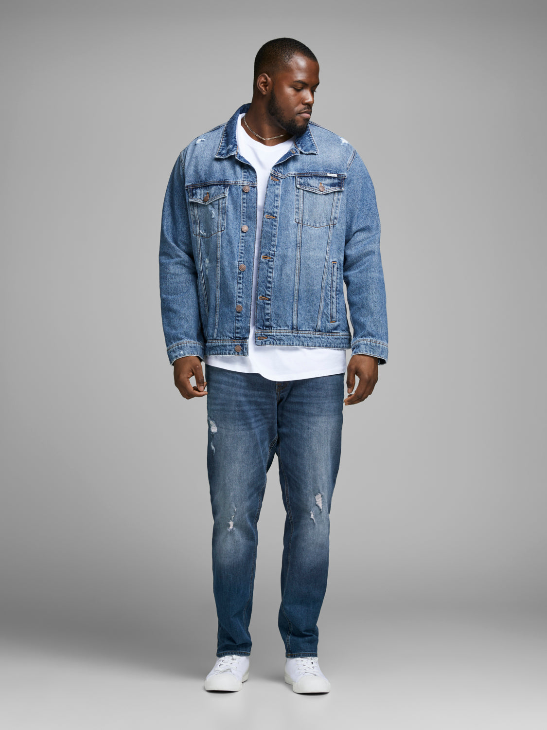 PlusSize JJITIM Jeans - Blue Denim