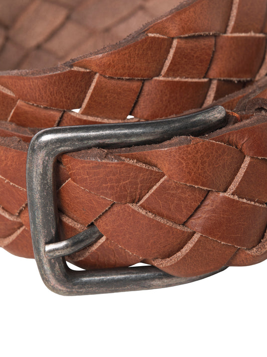 JACCARY Belt - Cognac