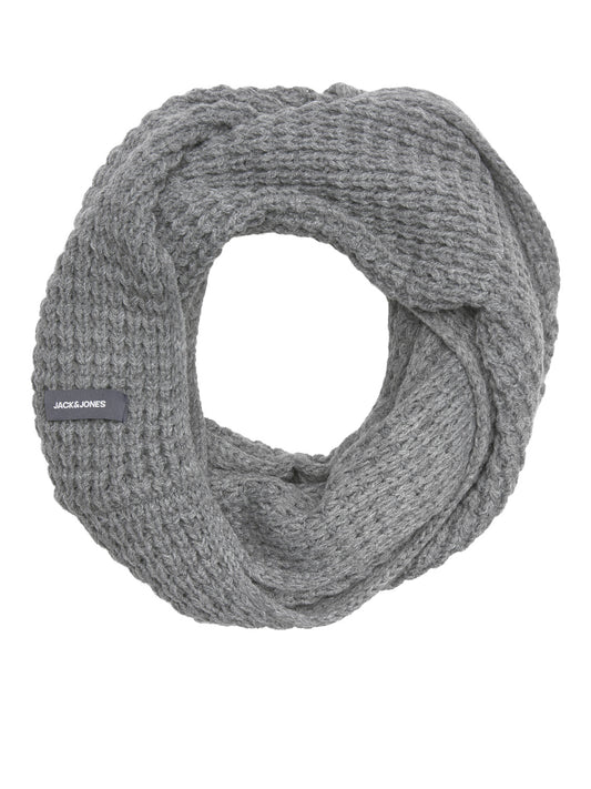 JACWAFFLE Scarf - Light Grey Melange