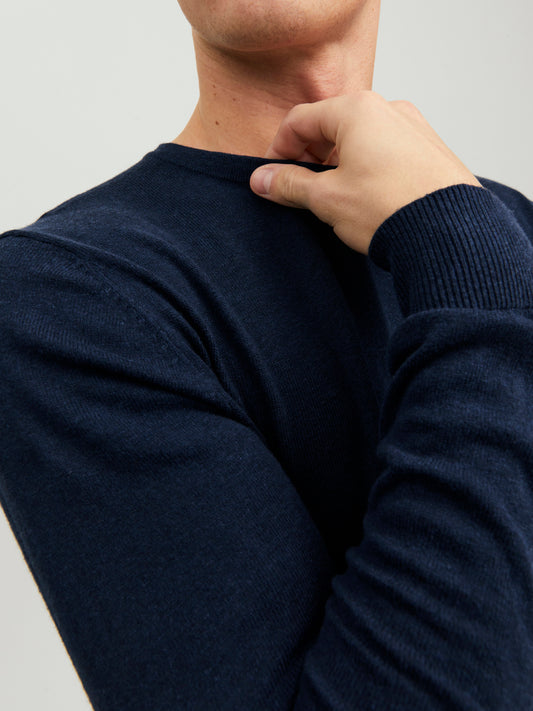 JJEEMIL Pullover - Navy Blazer