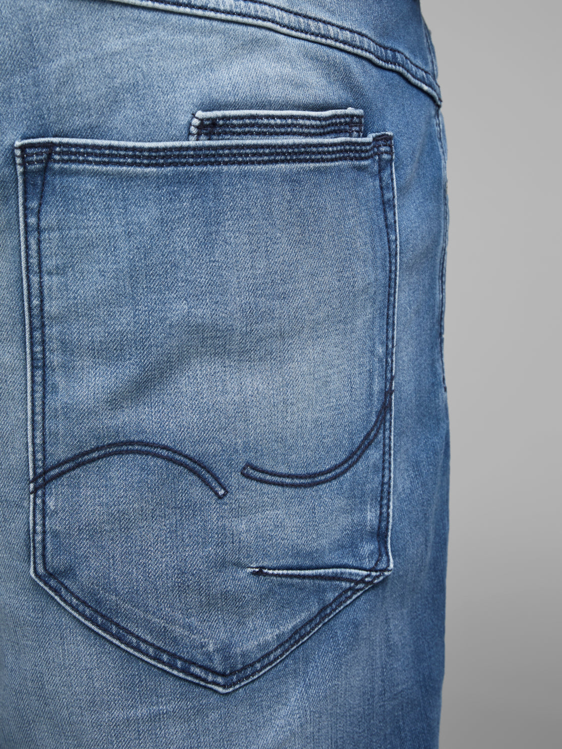 PlusSize JJIRON Shorts - Blue Denim
