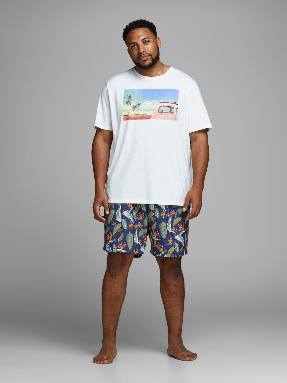 PlusSize JJICALI Swimshorts - Blue Depths