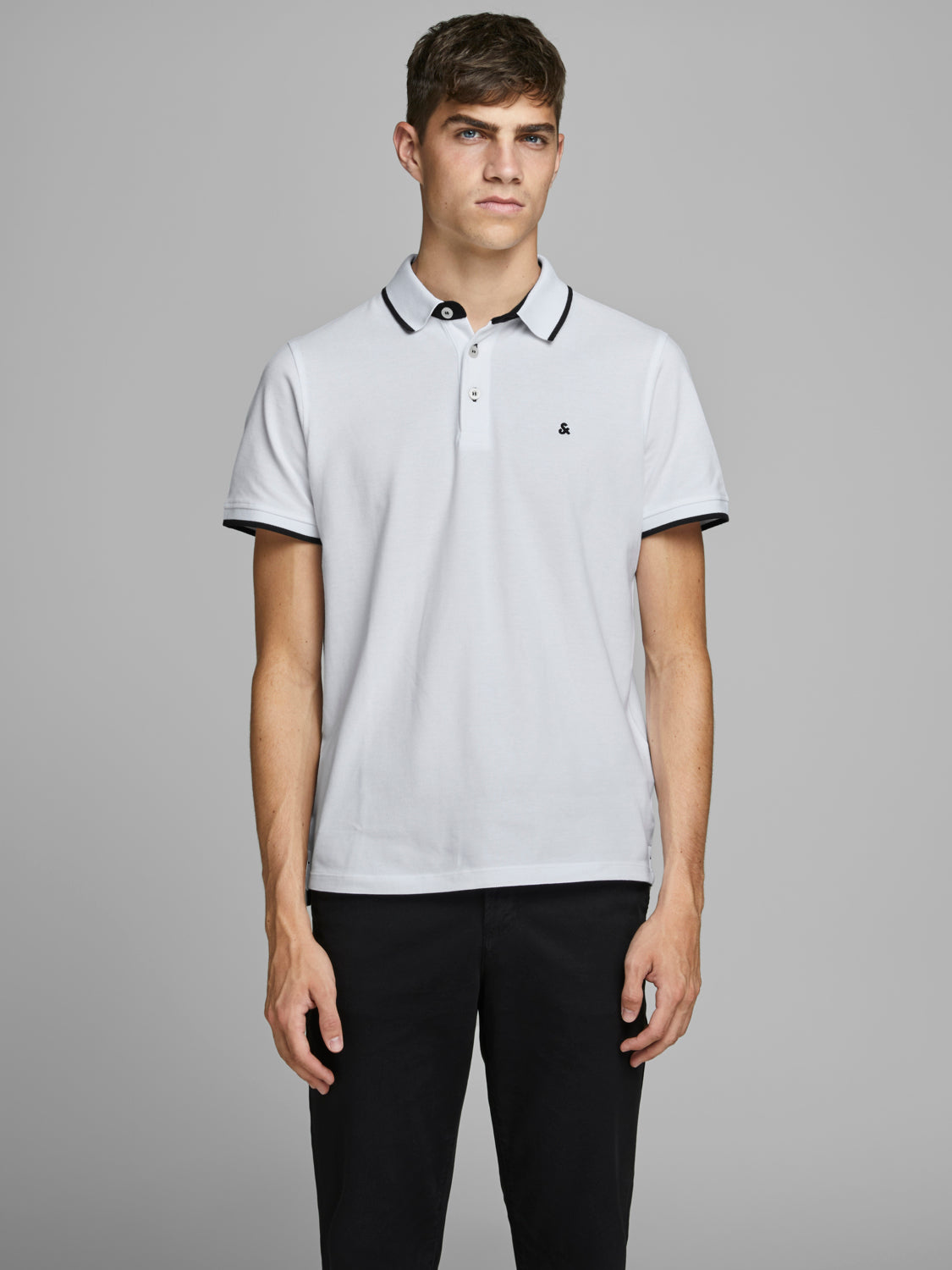 JJEPAULOS Polo Shirt white – JACK JONES Cyprus