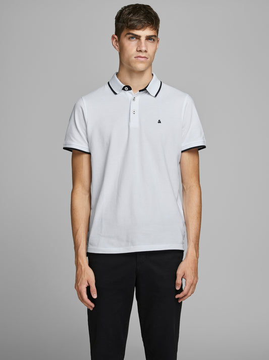 JJEPAULOS Polo Shirt - white