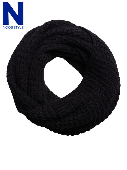 JACWAFFLE Scarf - black