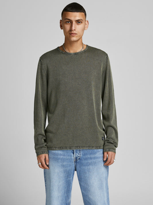 JJELEO Pullover - Dusty Olive