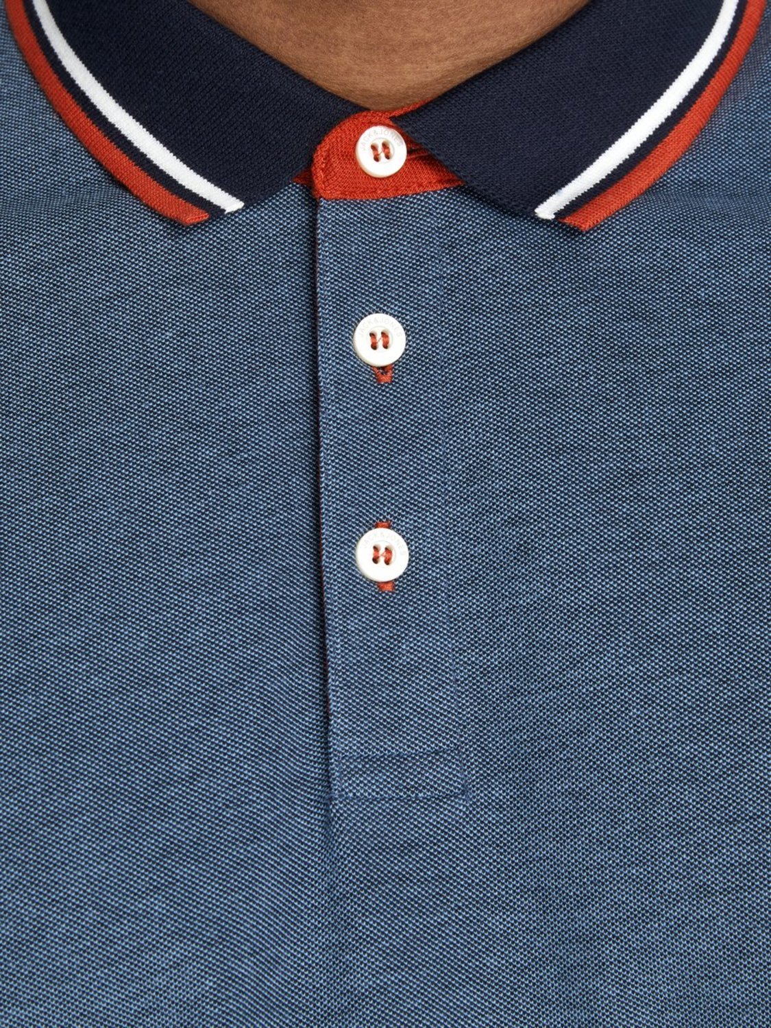 PlusSize JJEPAULOS Polo Shirt - Denim Blue