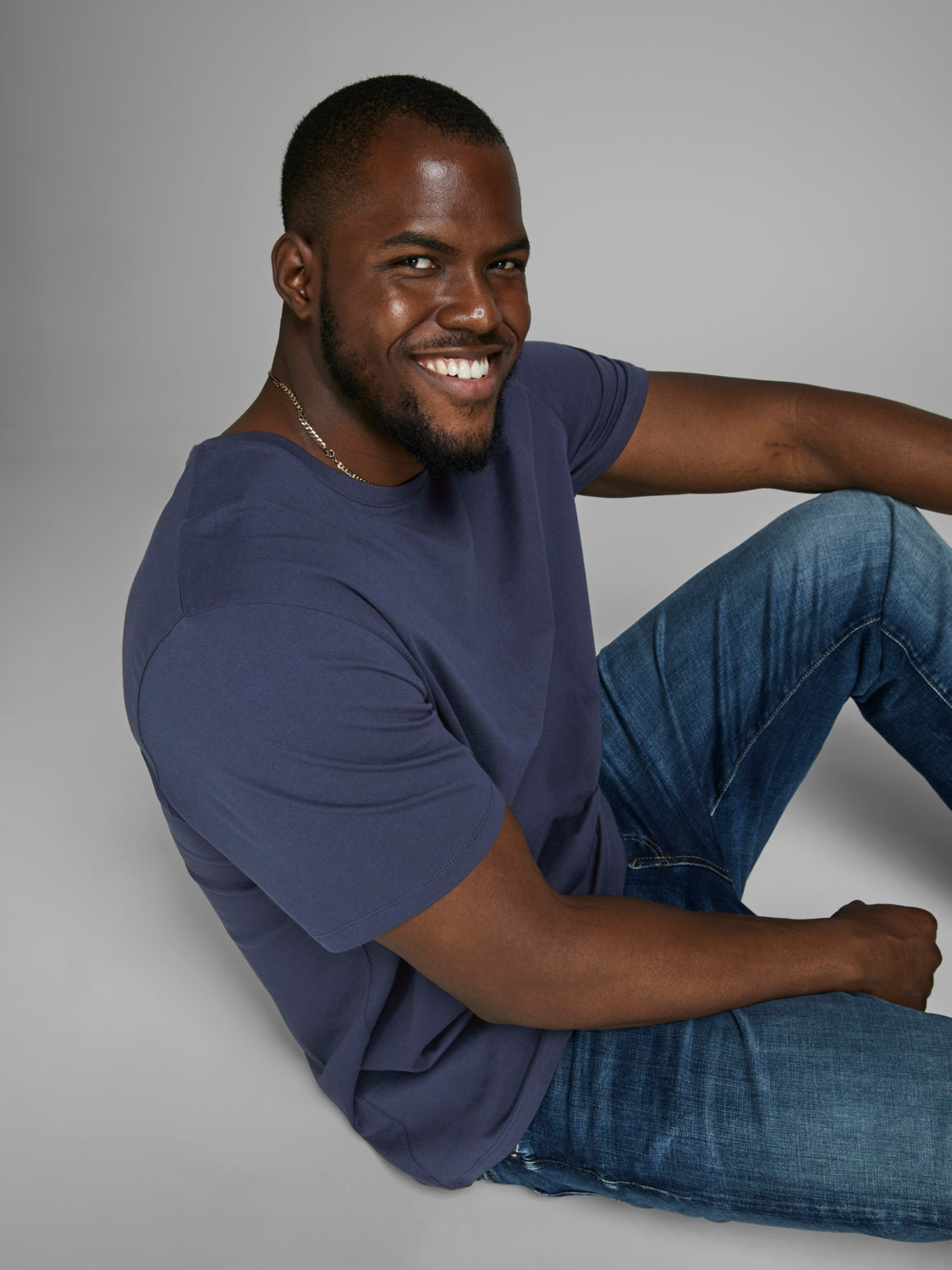PlusSize JJEORGANIC T-Shirt - Navy Blazer