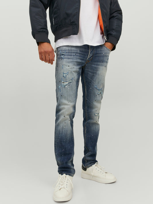 JJIGLENN Jeans - Blue Denim