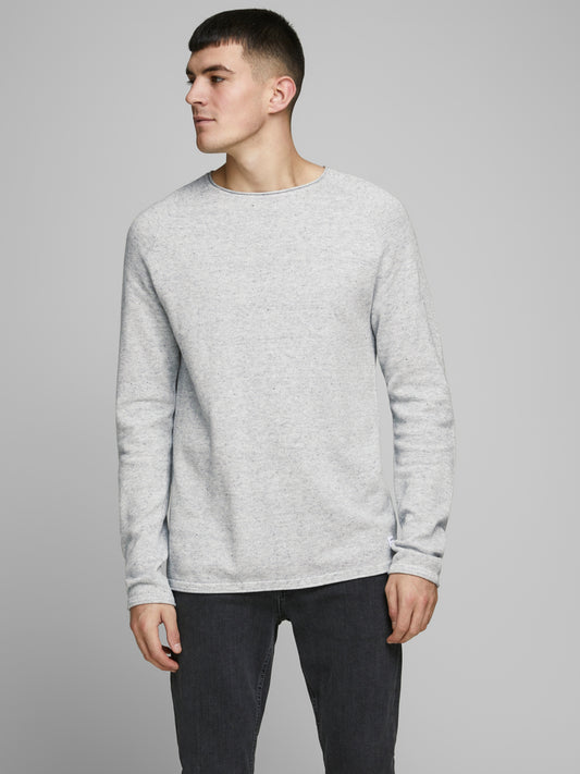 JJEHILL Knit - Light Grey Melange
