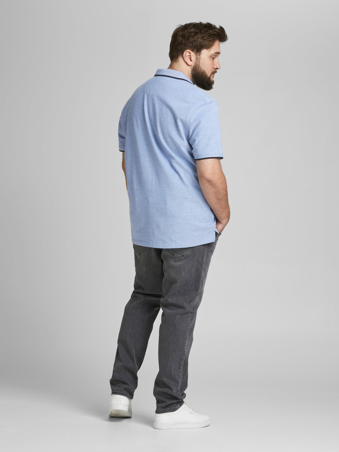 PlusSize JJEPAULOS Polo Shirt - Bright Cobalt