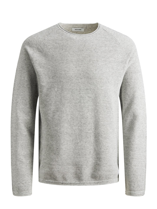 JJEHILL Knit - Light Grey Melange