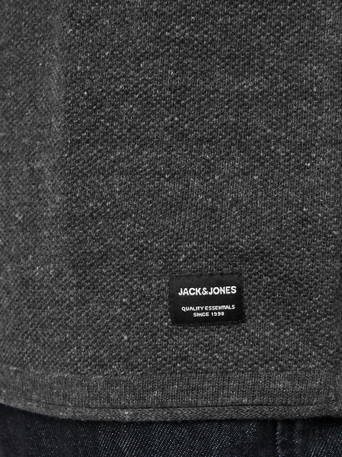 JJEHILL Pullover - dark grey melange