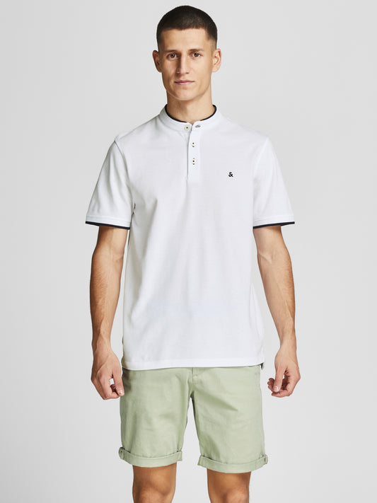 JJEPAULOS Polo Shirt - White