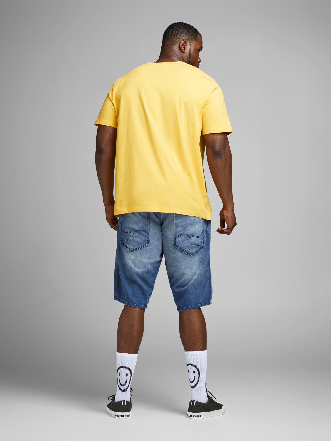 PlusSize JJIRON Shorts - Blue Denim