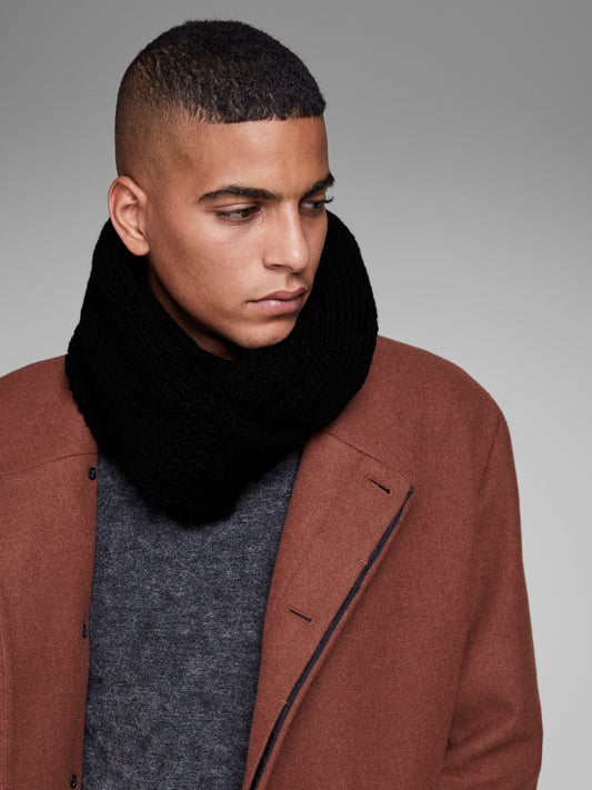 JACWAFFLE Scarf - black