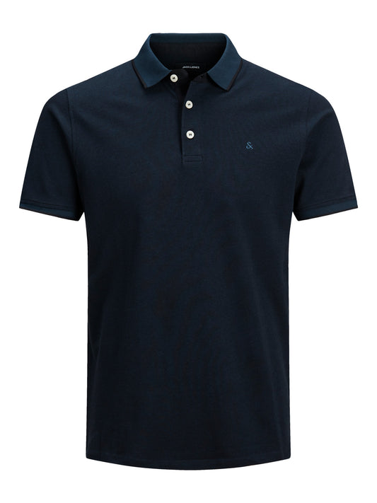 JJEPAULOS Polo Shirt - dark navy