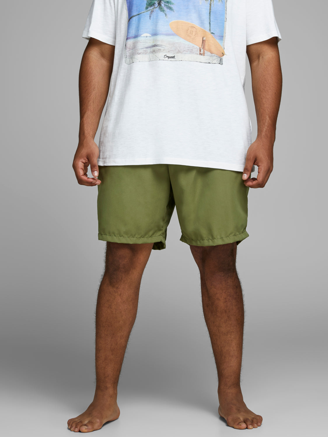 PlusSize JJICALI Swimshorts - Capulet Olive