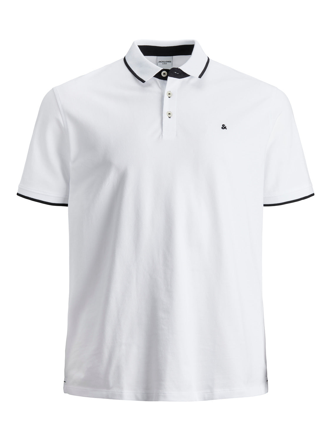 PlusSize JJEPAULOS Polo Shirt - White