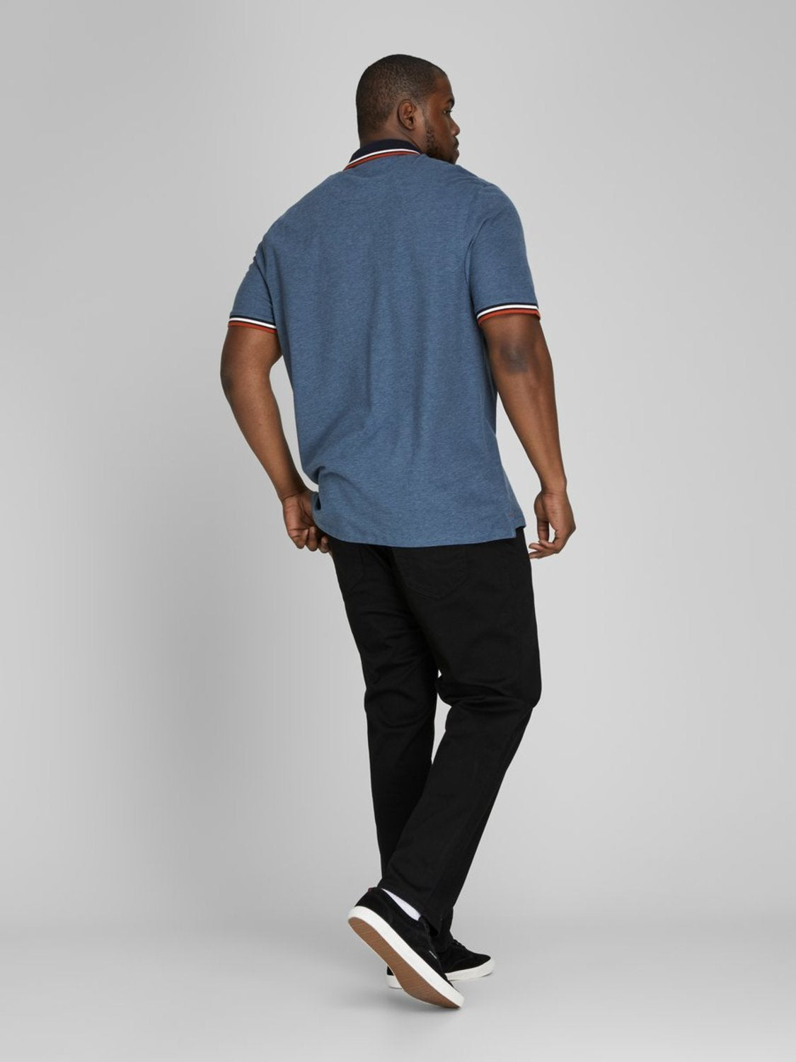 PlusSize JJEPAULOS Polo Shirt - Denim Blue