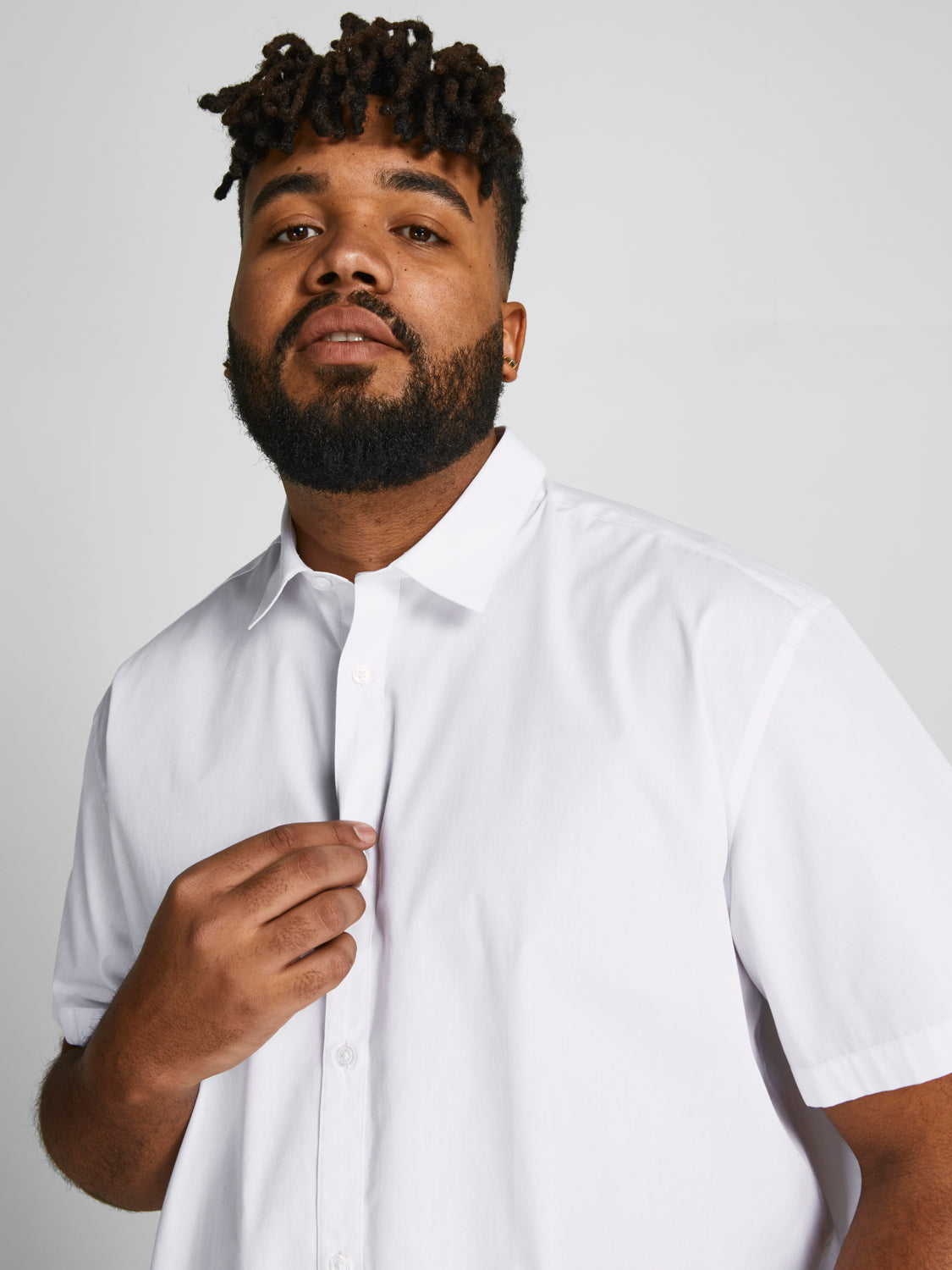 PlusSize JJJOE Shirts - White