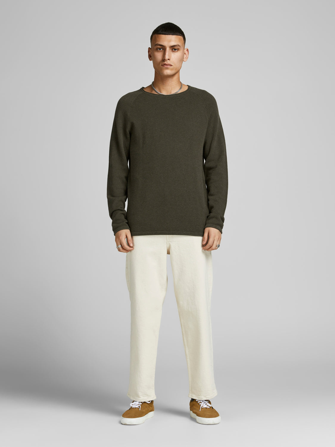 JJEHILL Pullover - Olive Night