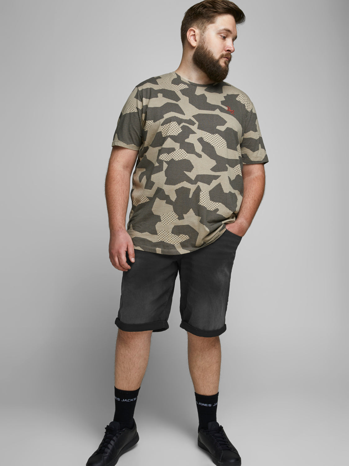 PlusSize JJIRICK Shorts - Blue Denim