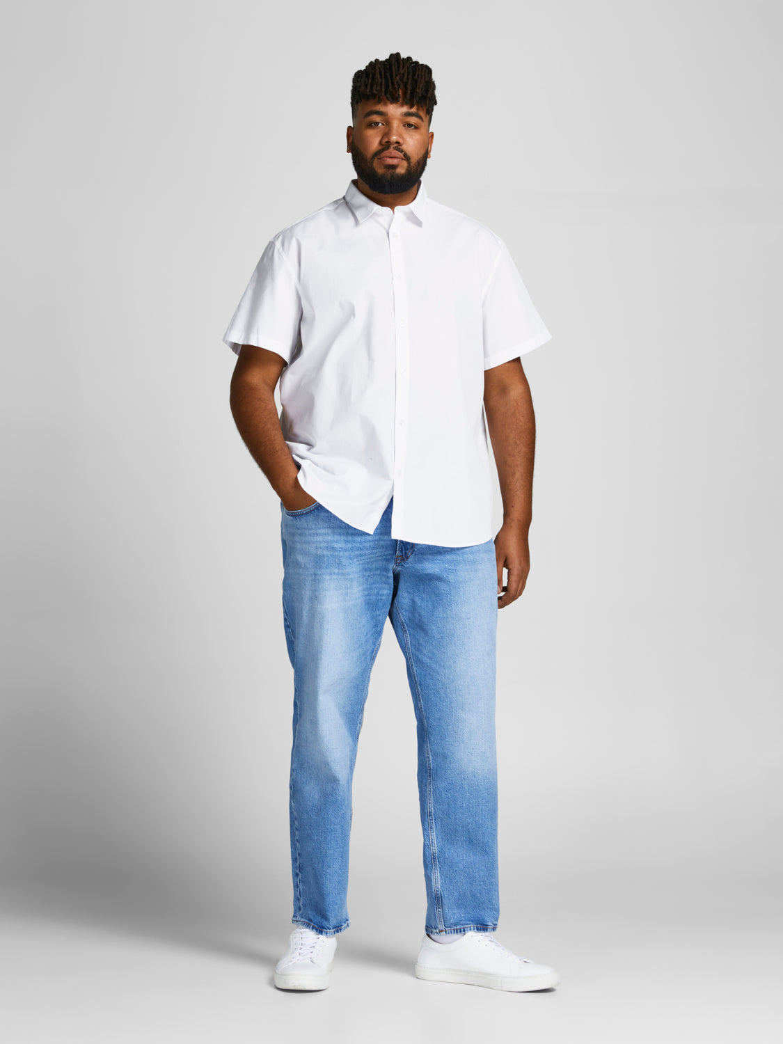 PlusSize JJJOE Shirts - White