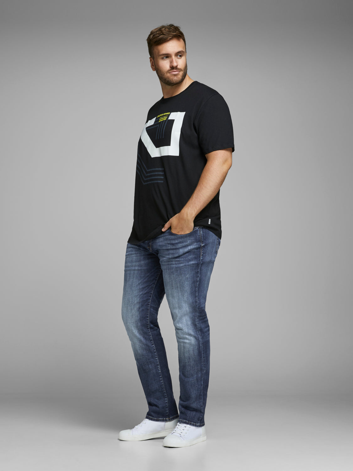PlusSize JJITIM Jeans - Blue Denim