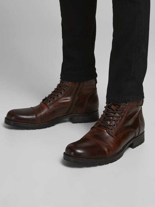 JFWALBANY Boots - brown stone