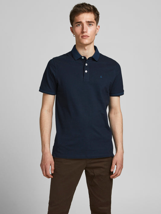 JJEPAULOS Polo Shirt - dark navy