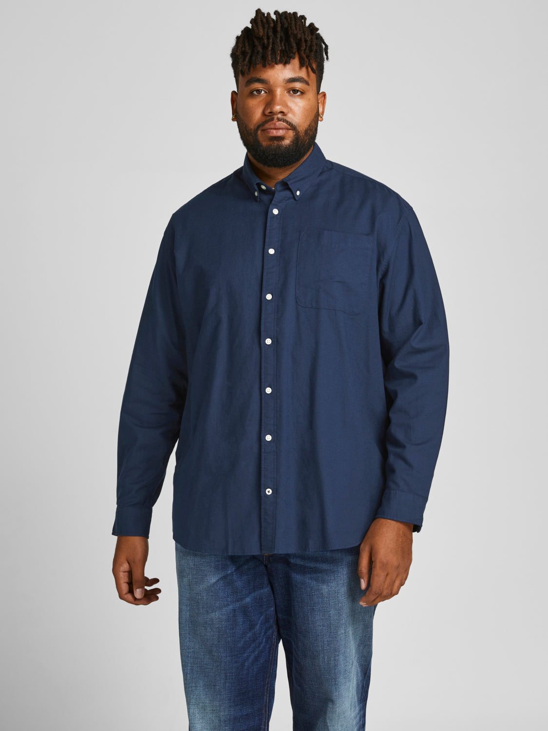 PlusSize JJEOXFORD Shirts - Navy Blazer