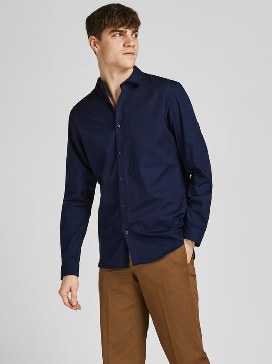 JPRBLACARDIFF Shirts - Navy Blazer