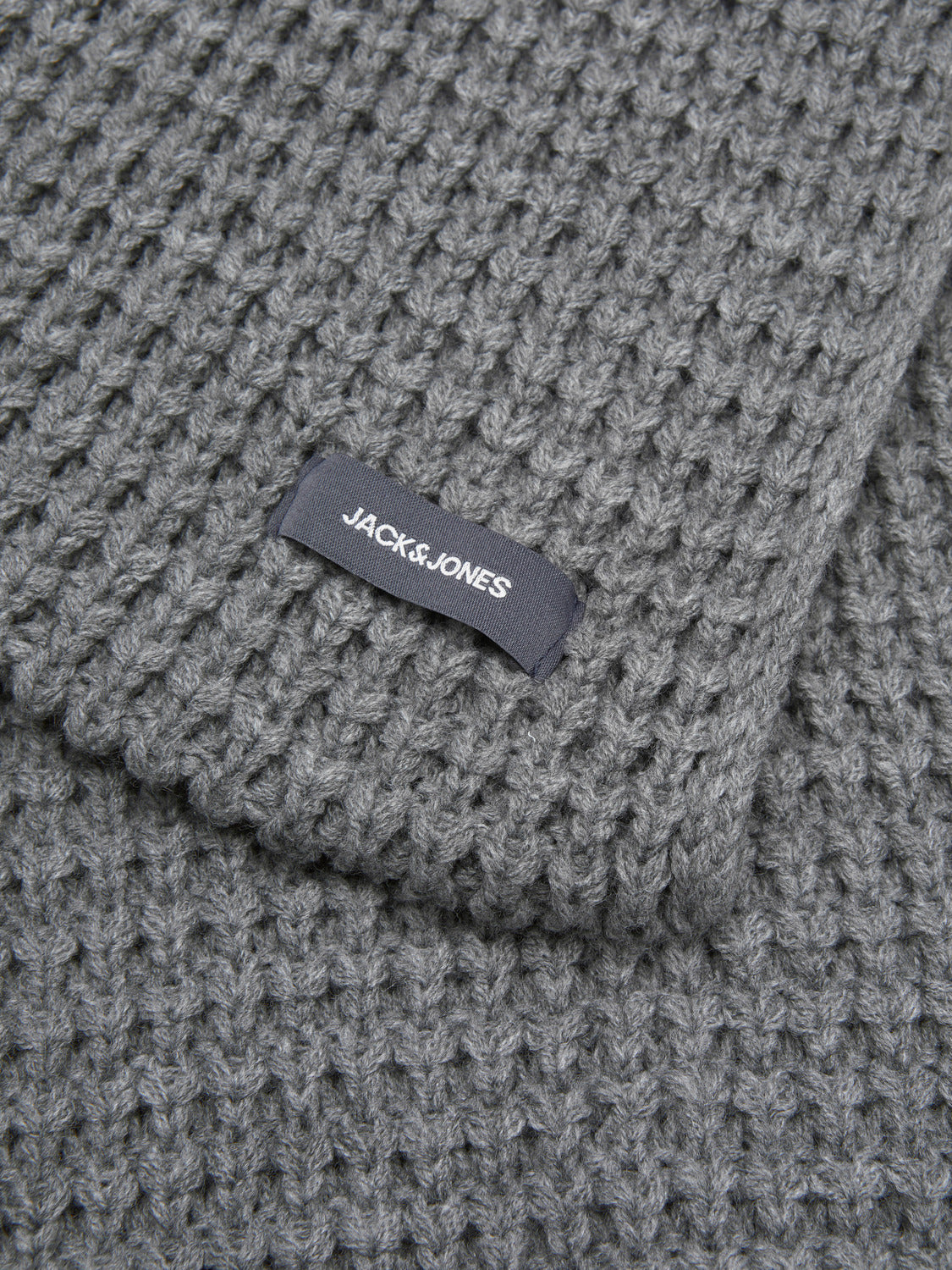 JACWAFFLE Scarf - Light Grey Melange