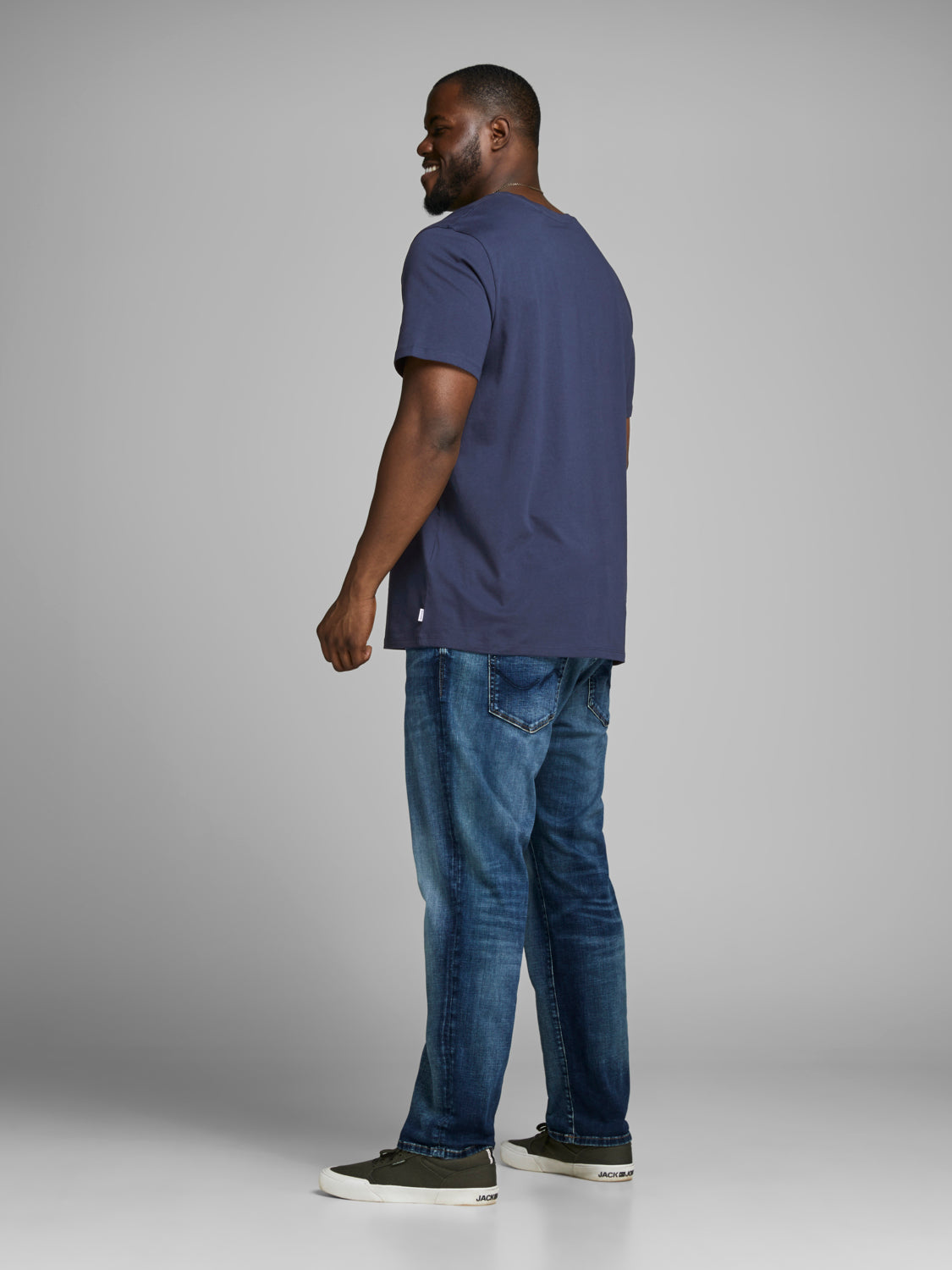 PlusSize JJEORGANIC T-Shirt - Navy Blazer