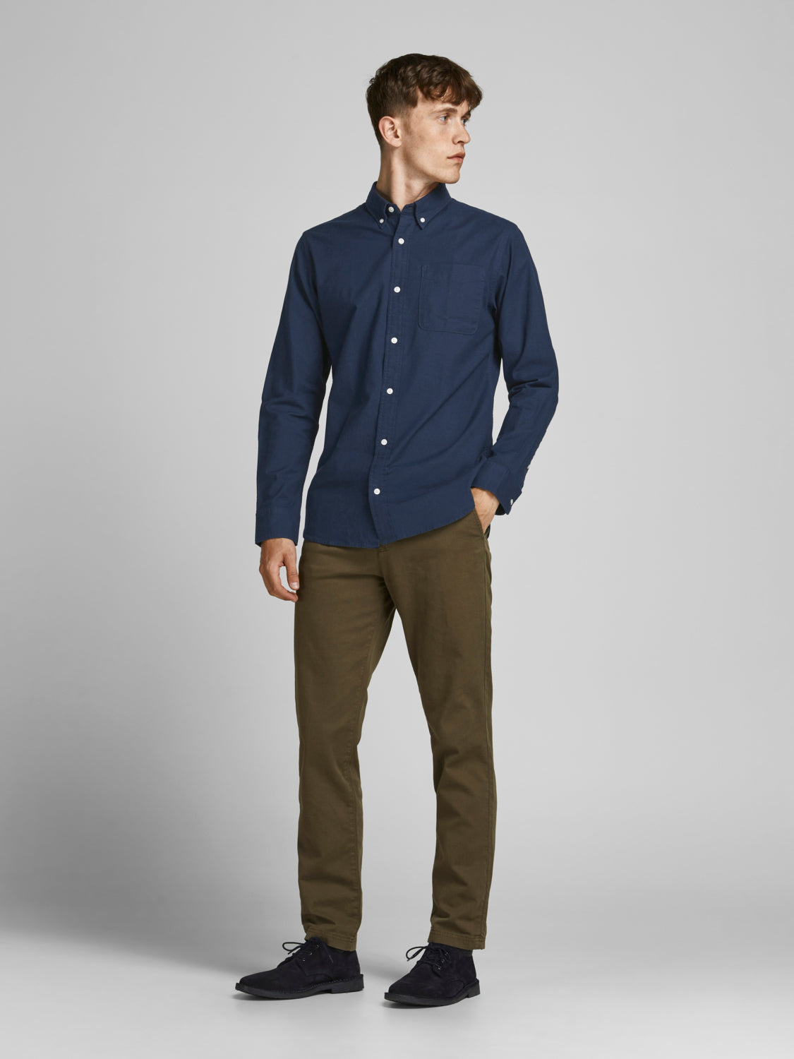JPRBLUBROOK Shirts - Navy Blazer