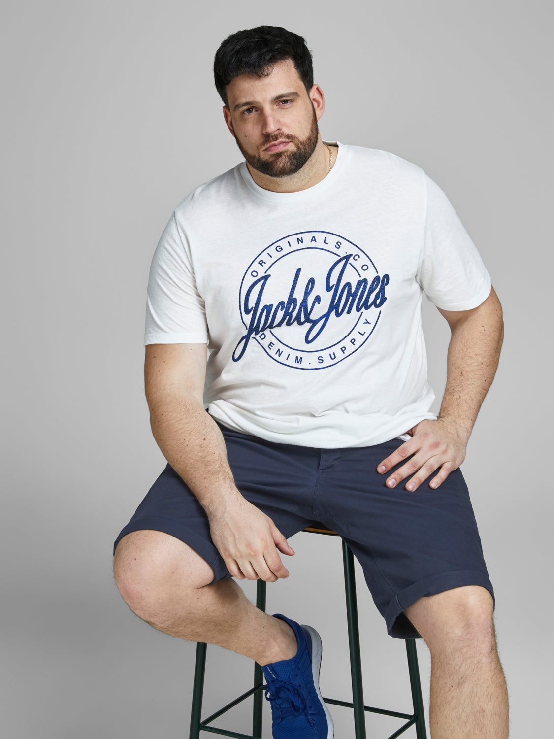PlusSize JJIENZO Shorts - Navy Blazer
