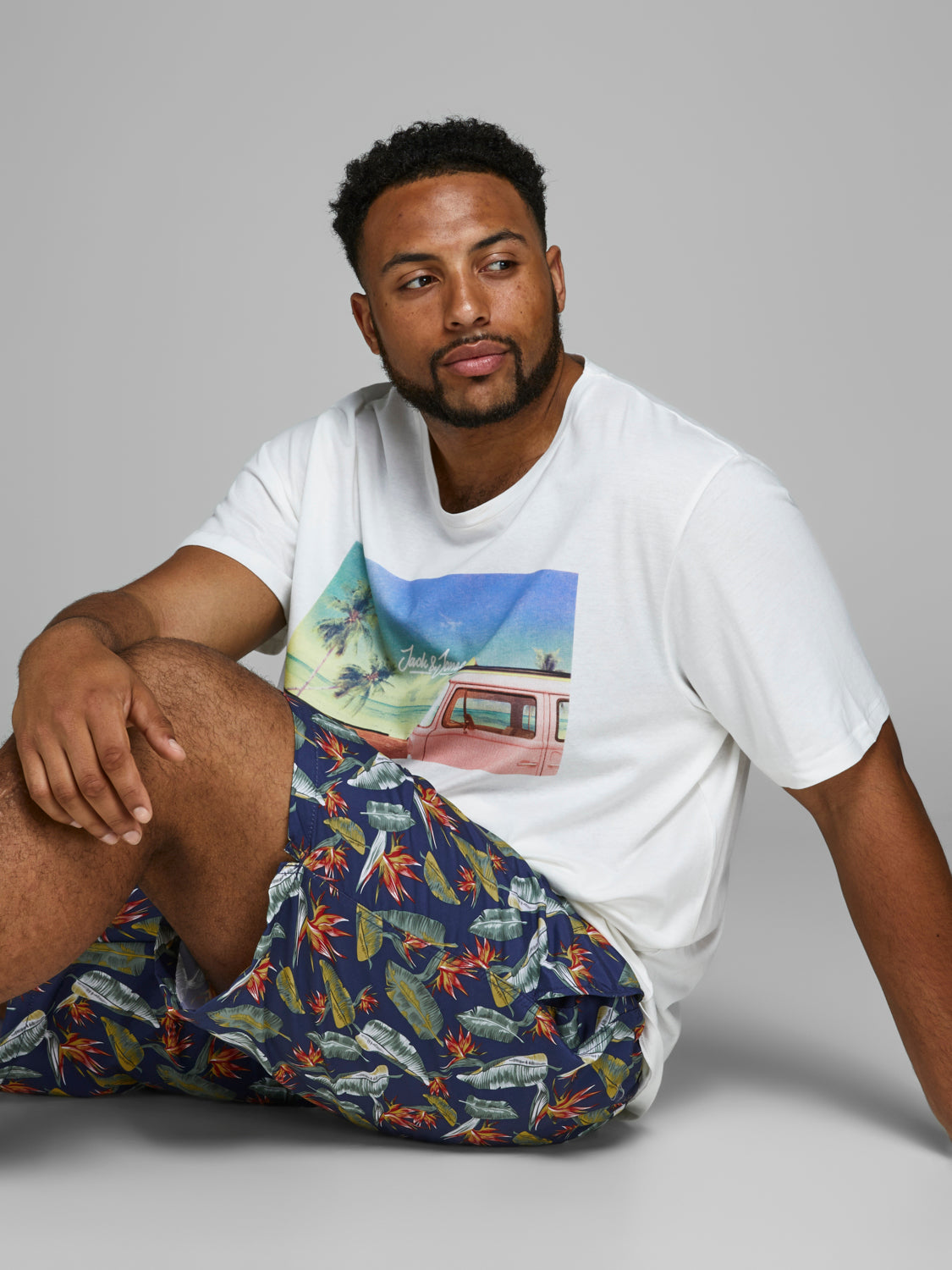 PlusSize JJICALI Swimshorts - Blue Depths