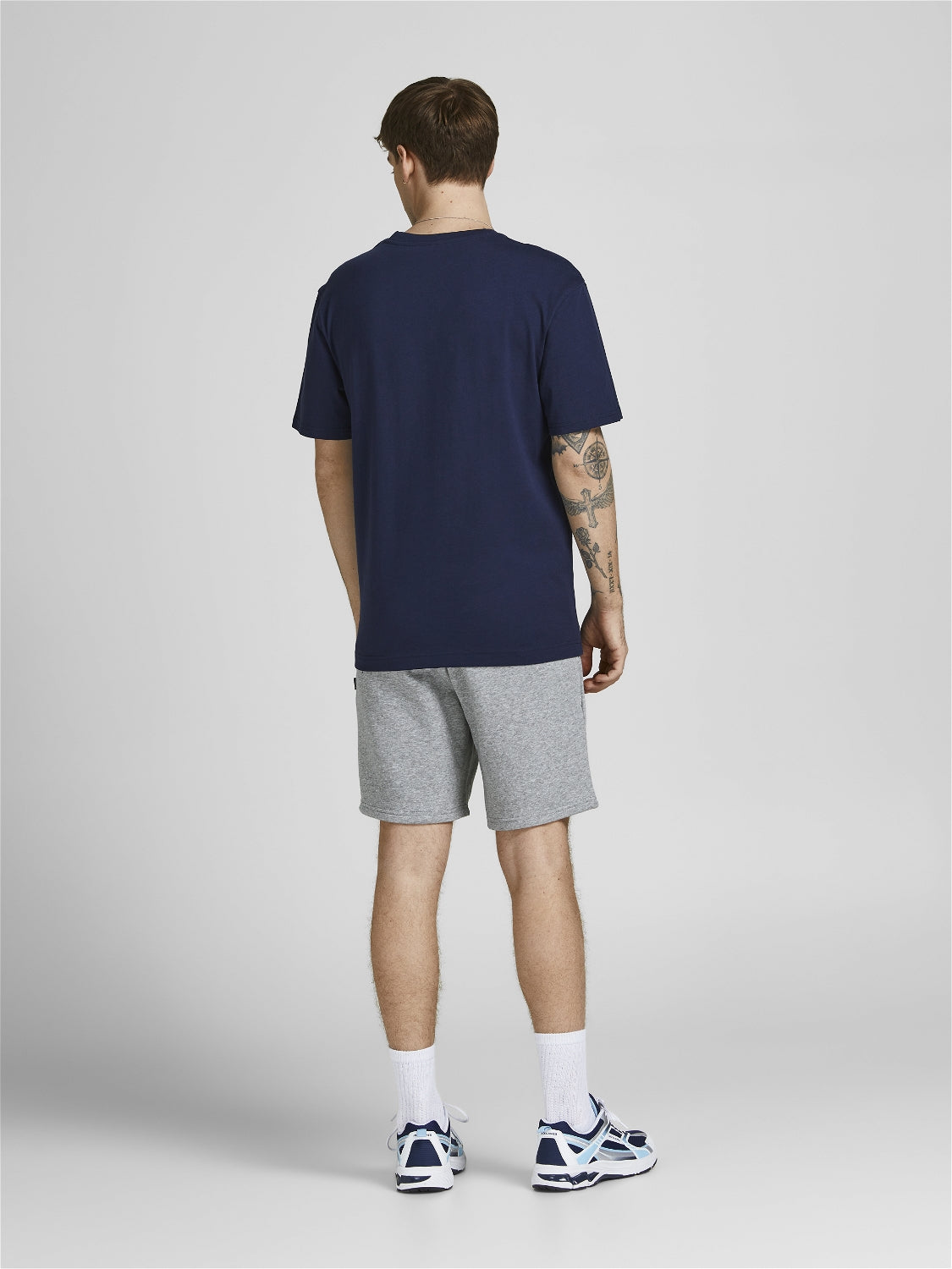 JPSTGORDON Shorts - Light Grey Melange