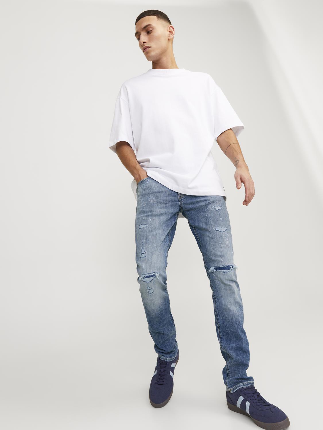 JJIGLENN Jeans - Blue Denim