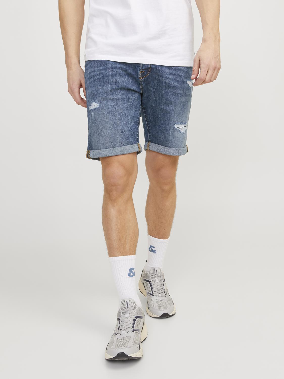 JJIRICK Shorts - Blue Denim