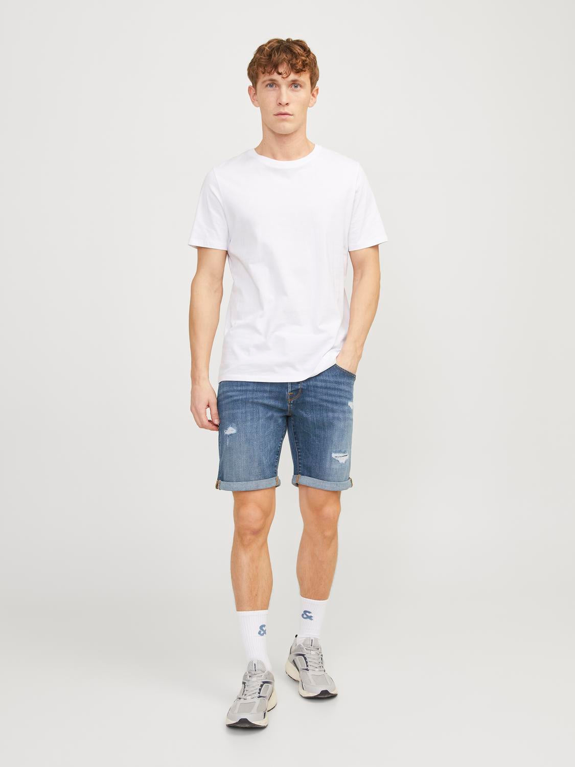 JJIRICK Shorts - Blue Denim