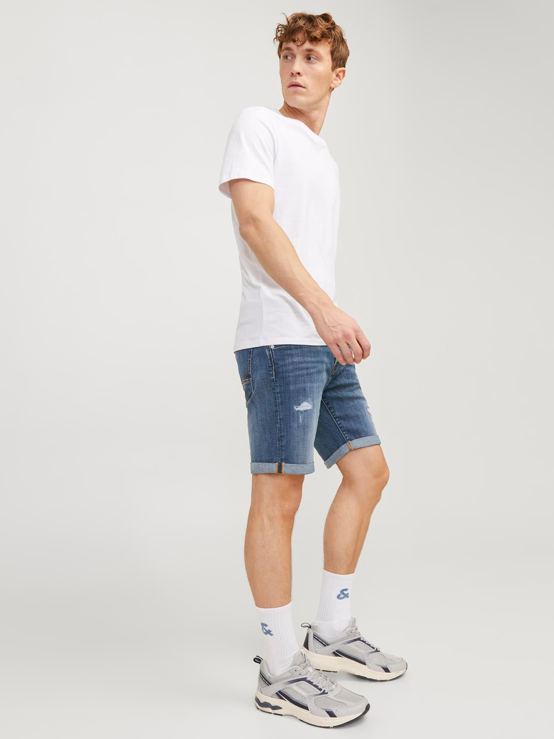 JJIRICK Shorts - Blue Denim