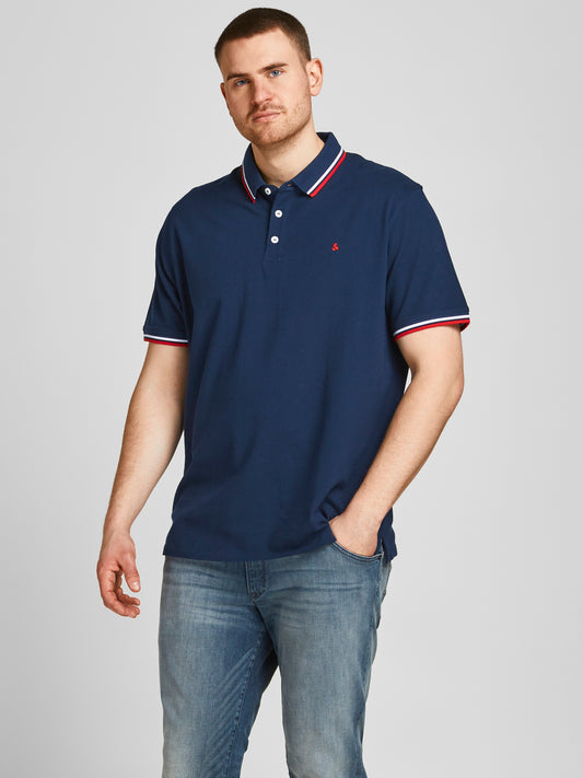 JJEPAULOS Polo Shirt - Navy Blazer