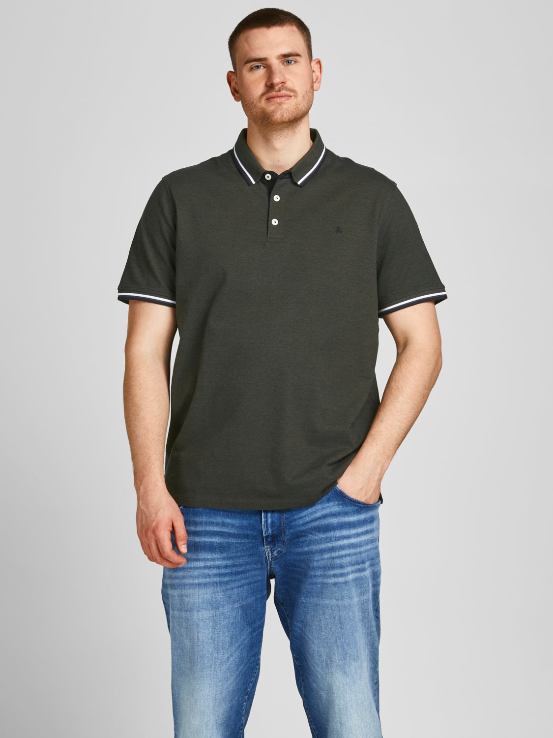 JJEPAULOS Polo Shirt - Forest Night