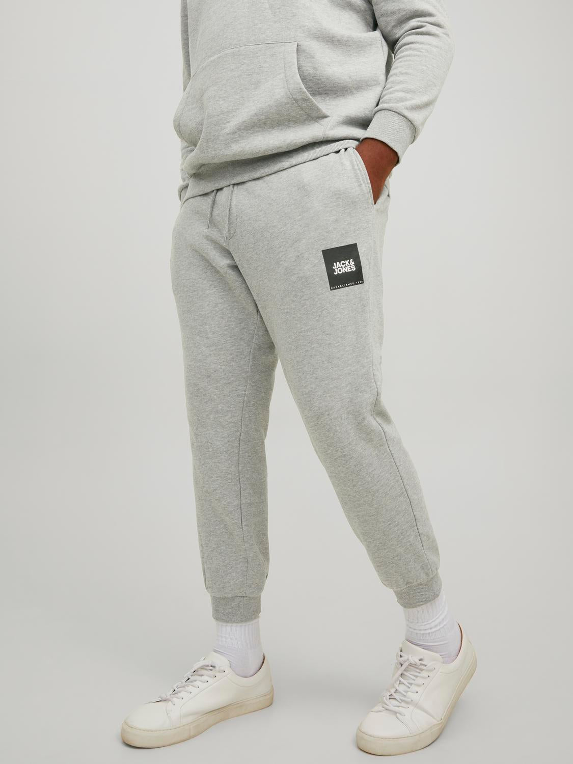 PlusSize JPSTGORDON Track Pants - Light Grey Melange