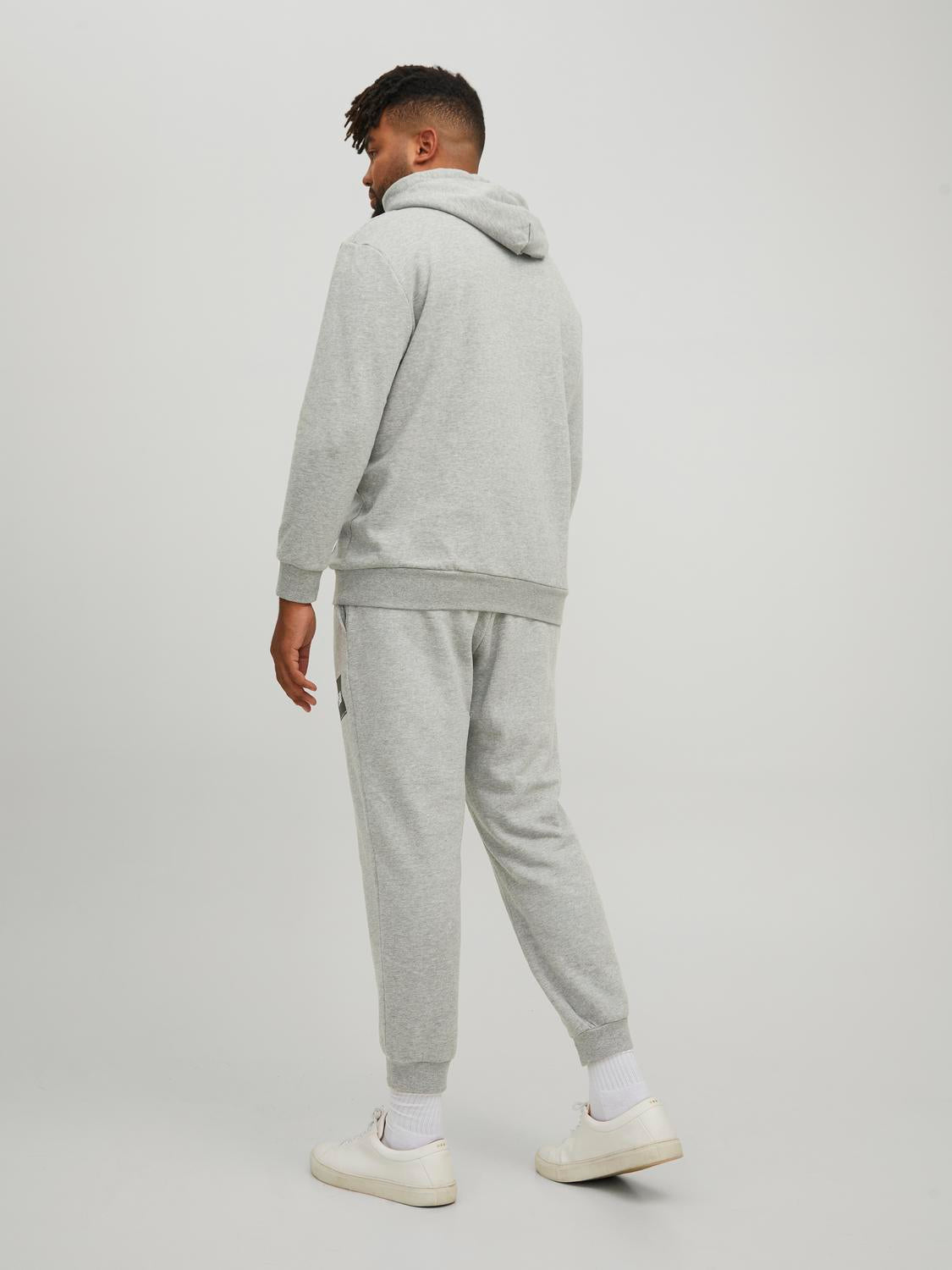 PlusSize JPSTGORDON Track Pants - Light Grey Melange