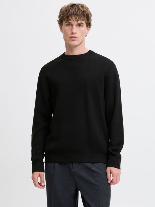 JPRBLAMILANO Pullover - Black