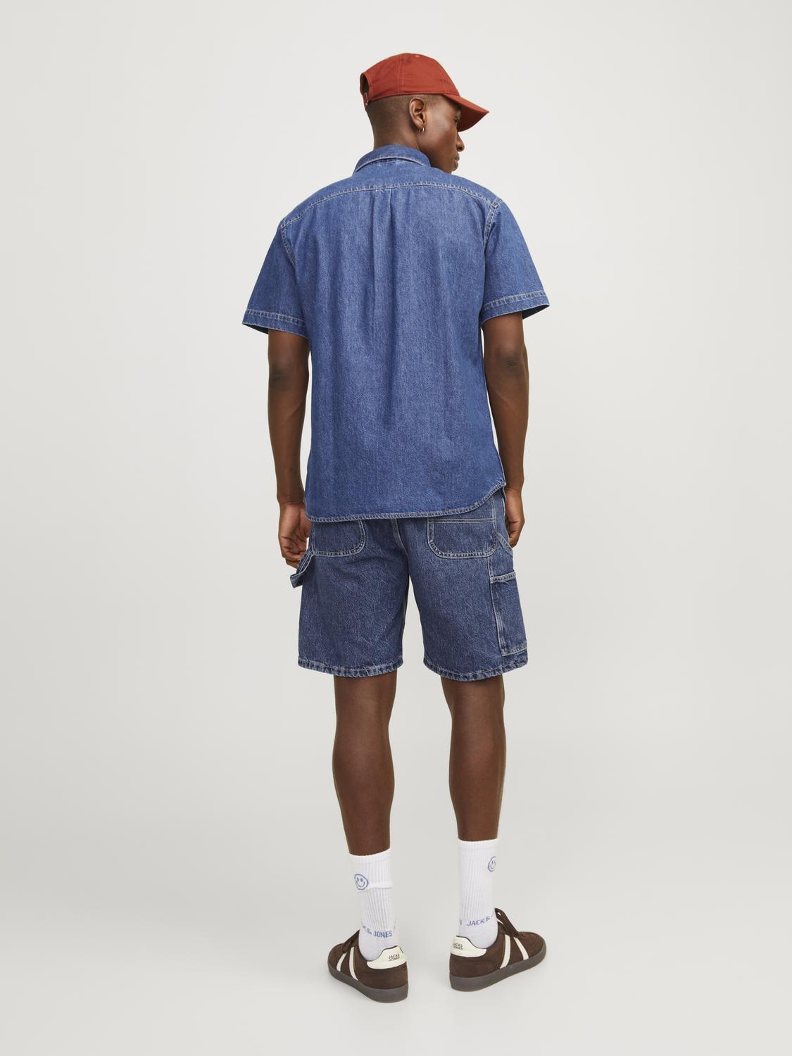 JJITONY Shorts - Blue Denim